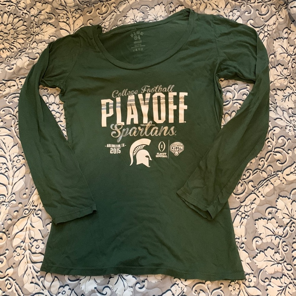 Michigan State Spartans Long Sleeve Shirt - Football Playoffs